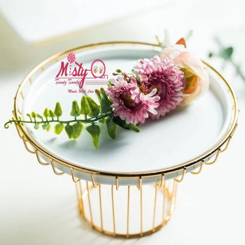 Cupcake Stand - 8 Inch Elegant Display Stand for Parties
