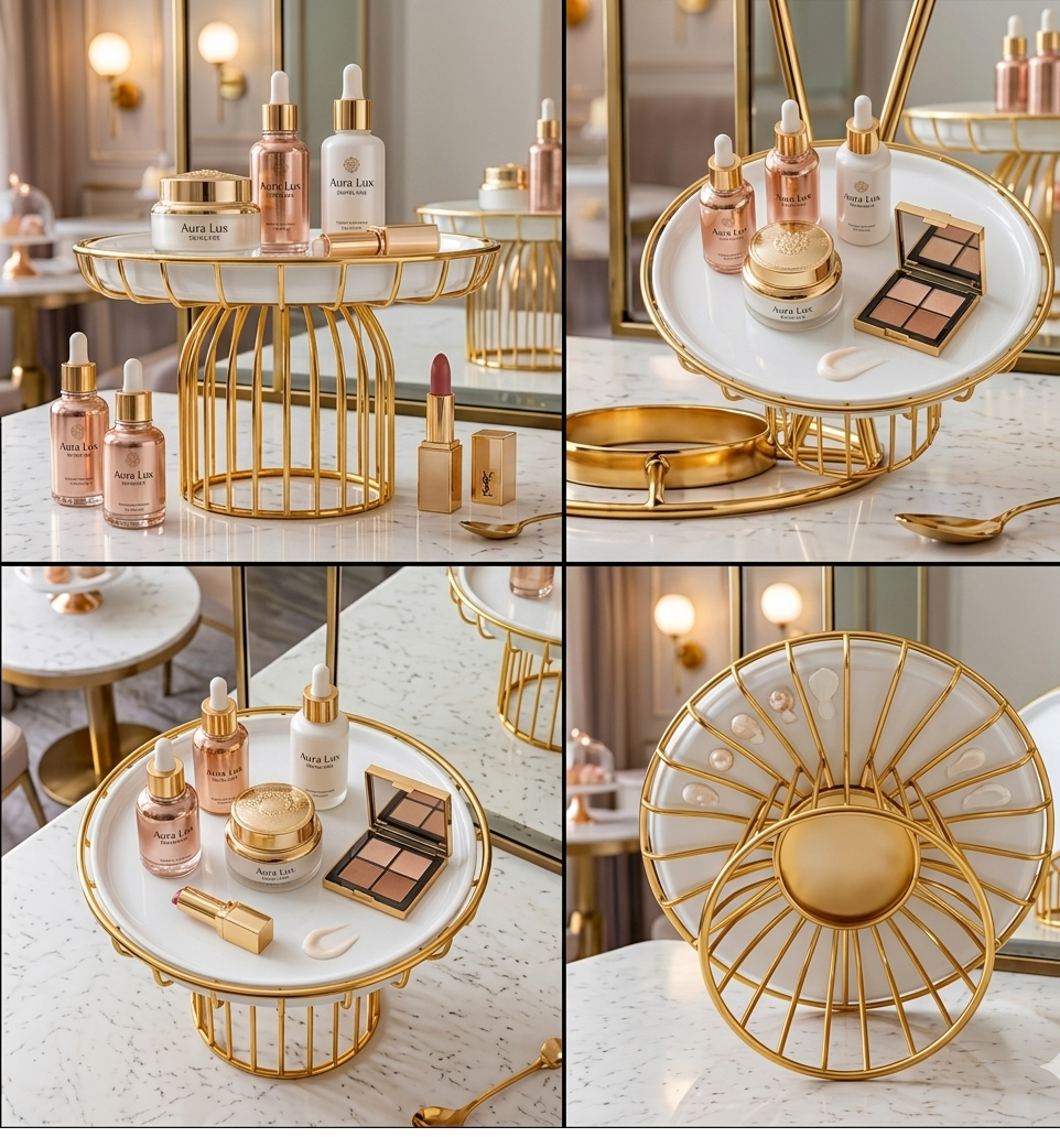 Make Up Brush Organizer Metal Stand