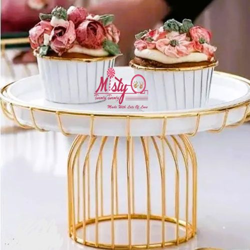 Cupcake Stand - 8 Inch Elegant Display Stand for Parties